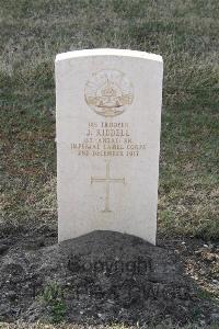 Ismailia War Memorial Cemetery - Riddell, James